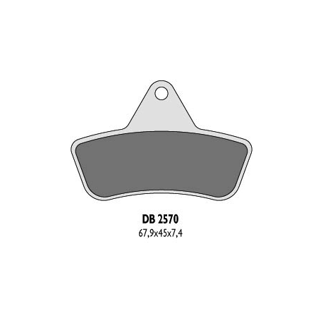 DELTA BRAKING KLOCKI HAMULCOWE KH271 ARCTIC CAT`96-04 (F+R) - ZASTĘPUJĄ DB2570MX-D ORAZ DB2570QD-D